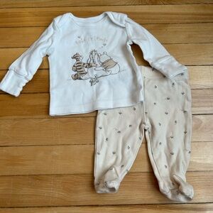 Disney Cream and White 'Best Friends' Two-Piece Matching Set